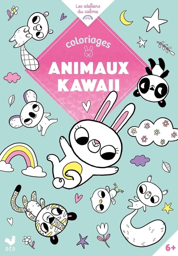 Coloriages animaux kawaii