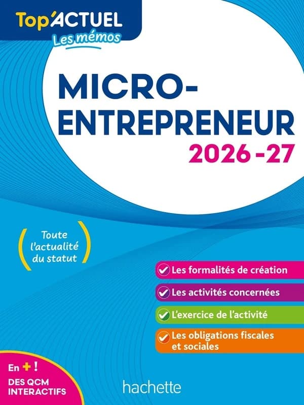 Micro-entrepreneur 2026-27