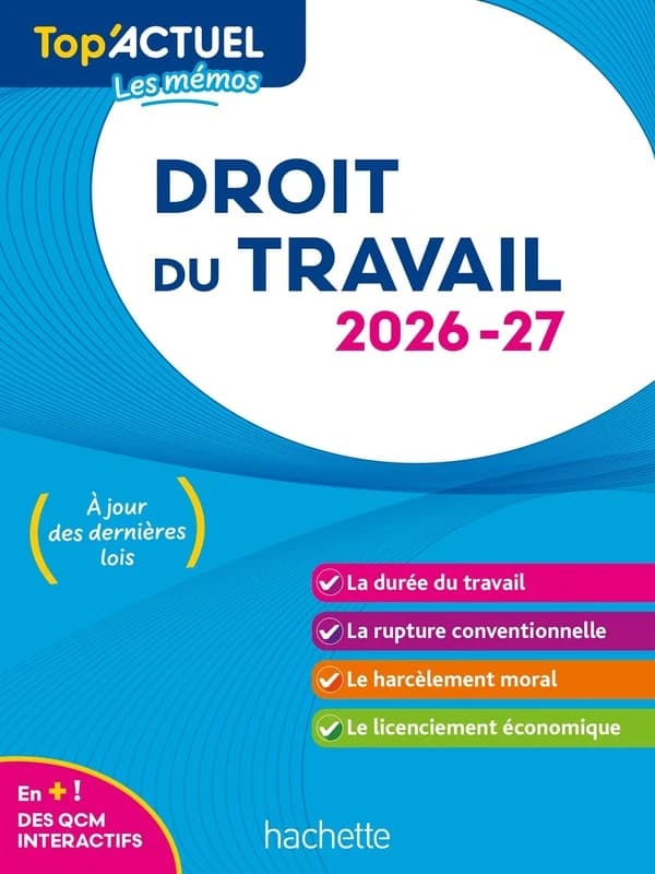 Droit du travail 2026-27