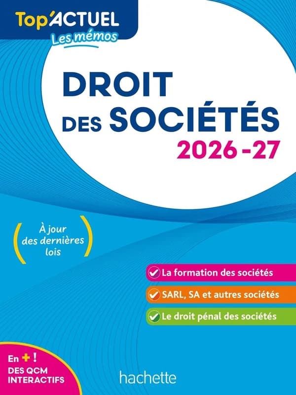 Top'actuel : Droit des sociétés (édition 2026