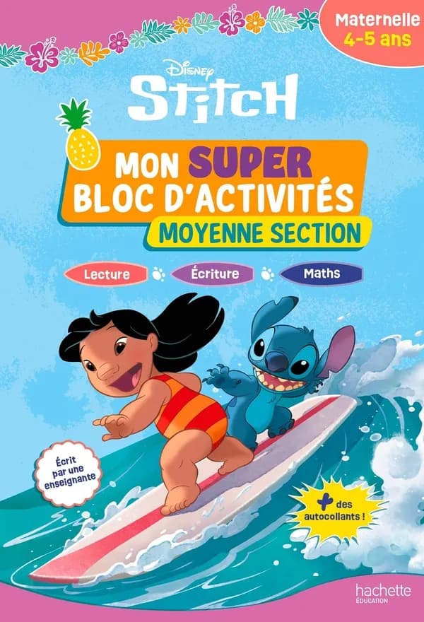 Disney : Stitch ; Mon super bloc d'activités de Moyenne Section