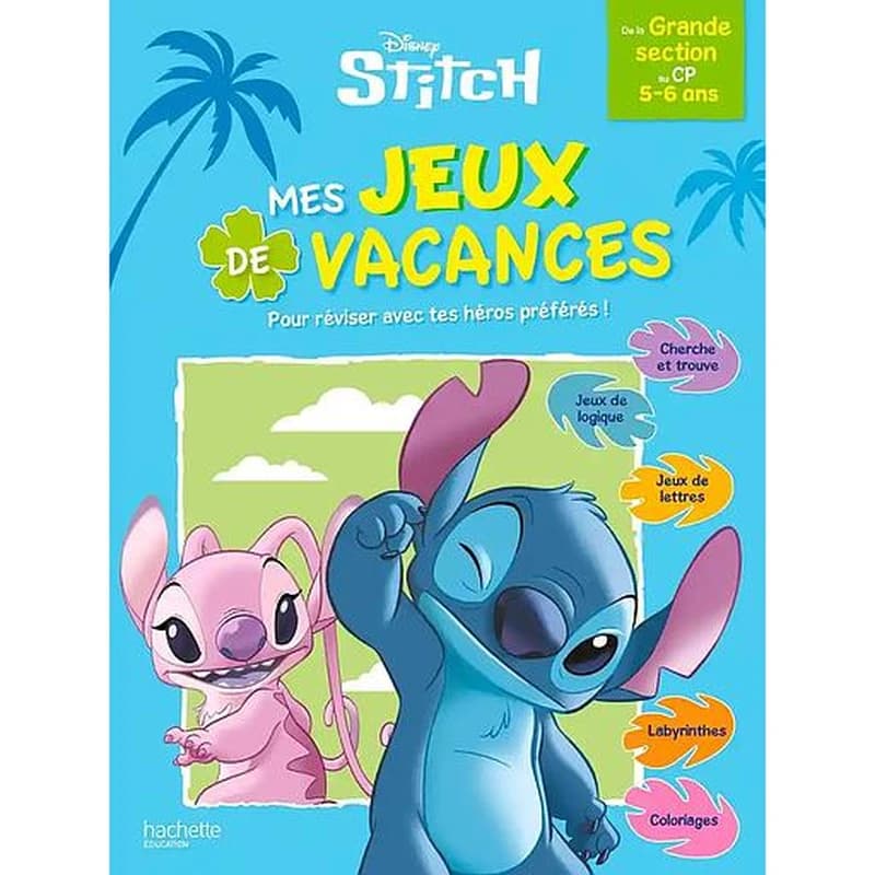 Mes jeux de vacances Stitch