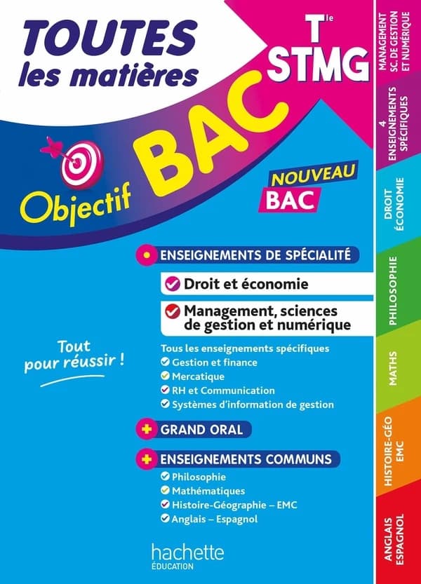 Objectif bac : Toutes les matières ; Terminale STMG (édition 2027)