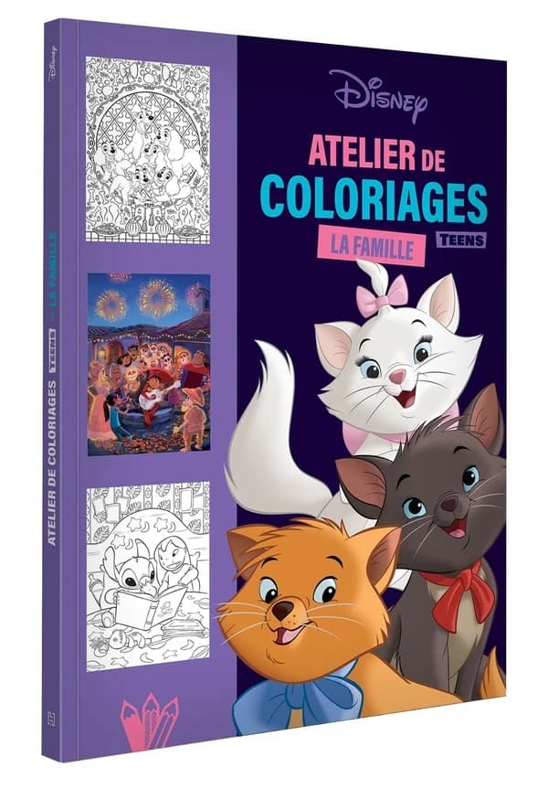 Atelier de coloriages teens : La famille