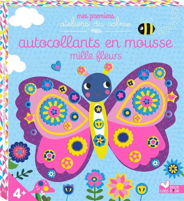 Autocollants en mousse mille fleurs : mes premiers ateliers du calme : [Autocollant]