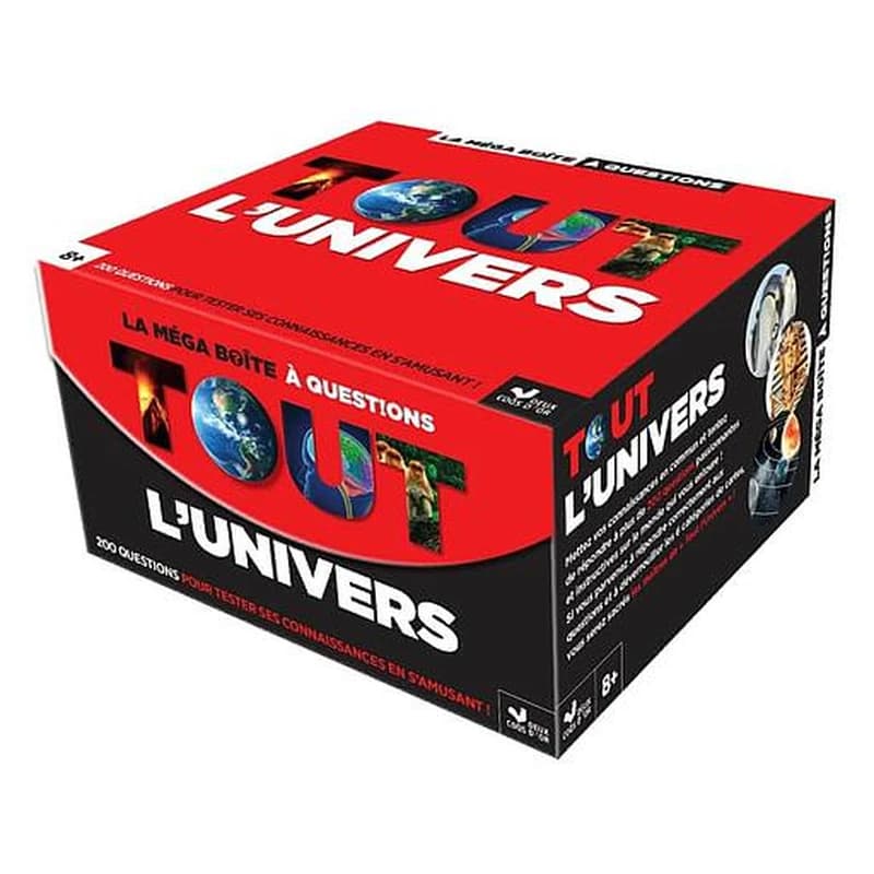 La méga boîte à questions, tout l'univers - Avec 102 cartes, 1 livret, 1 buzzer
