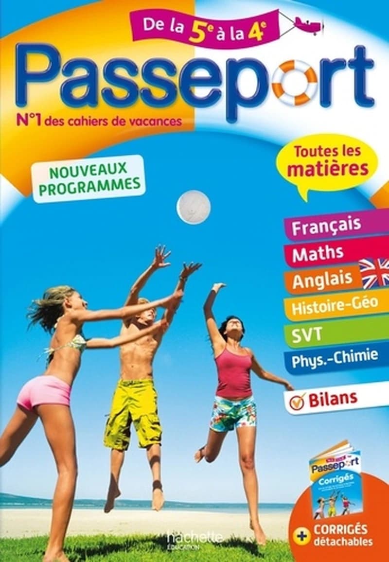 Passeport Toutes les matières de la 5e à la 4e