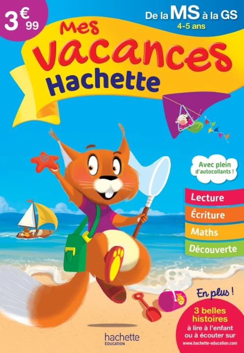 Mes vacances Hachette de la MS à la GS