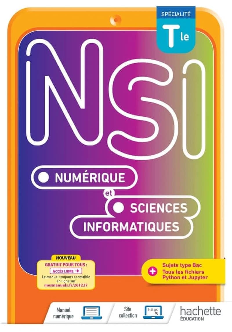 Numérique et sciences informatiques : Tle spécialité