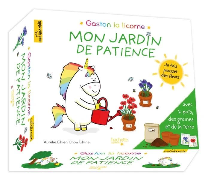 Gaston la licorne : les émotions de Gaston : mon jardin de patience