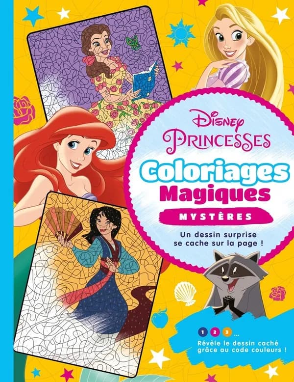 Coloriages magiques : mystères : Disney princesses : [Album à colorier]