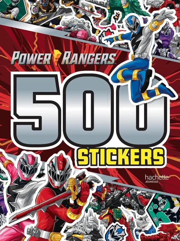 500 stickers : Power Rangers : [Autocollant]
