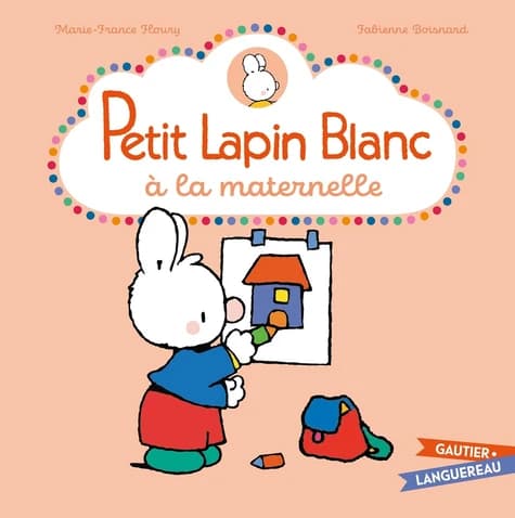 Petit Lapin blanc à la maternelle