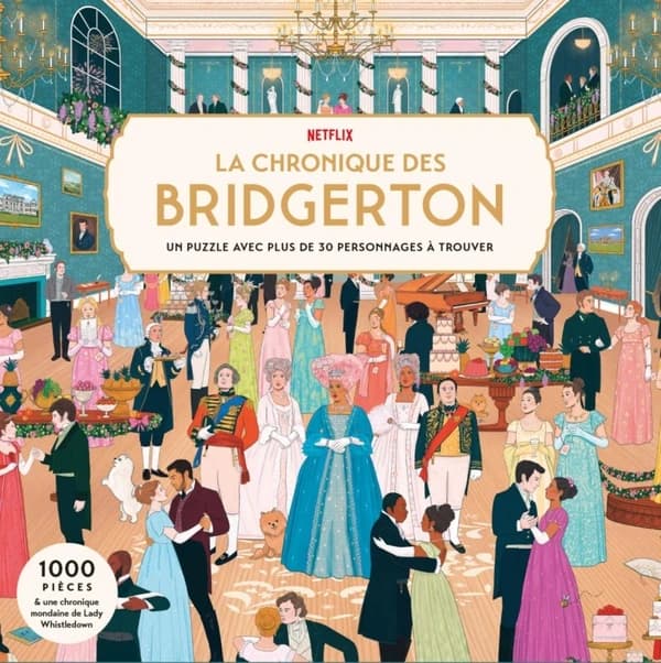 Netflix : La chronique des Bridgerton ; Un puzzle avec plus de 30 personnages à trouver