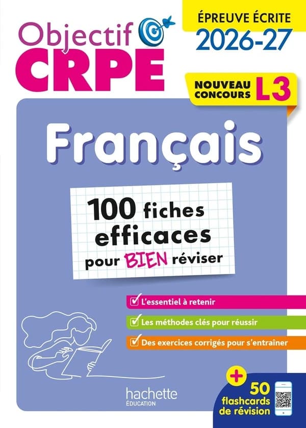 Français : 100 fiches efficaces pour bien réviser : nouveau concours L3