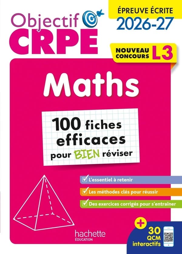 Maths : 100 fiches efficaces pour bien réviser, nouveau concours L3