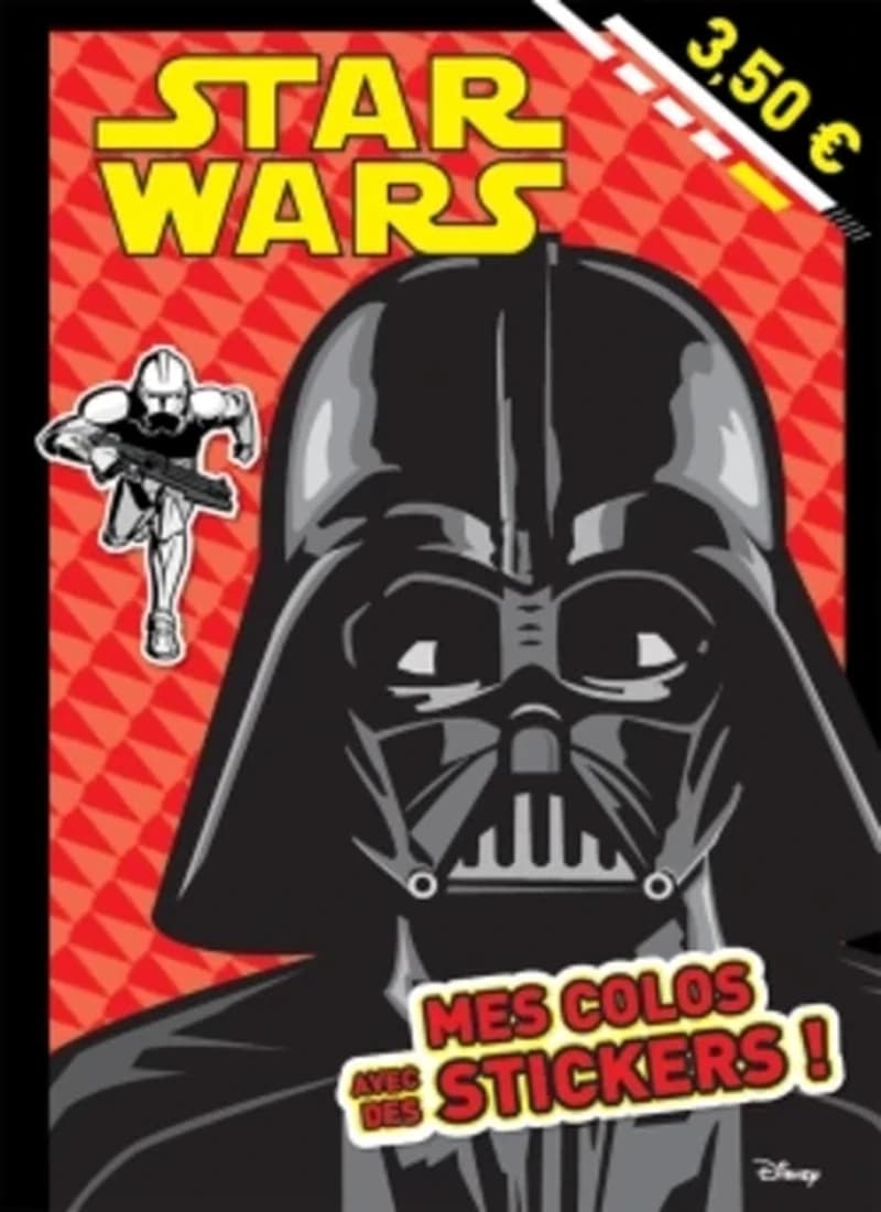 Star Wars : mes colos avec des stickers : [Dark Vador] : [album à colorier]