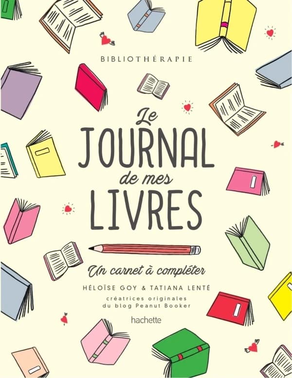 Bibliothérapie ; le journal de mes livres ; un carnet à compléter