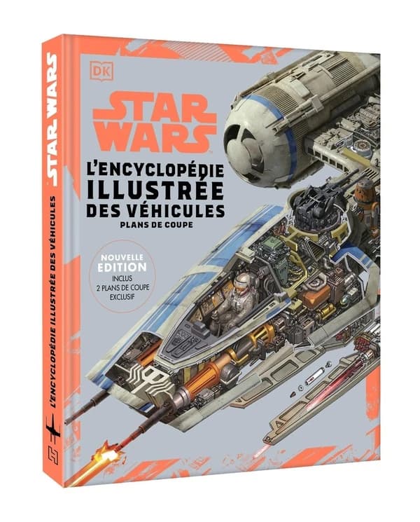 "Star wars", encyclopédie illustrée des véhicules (Nouvelle éd.) écrit par Kerrie Dougherty, Jason Fry, Pablo Hidalgo... [et al.] ; illustré par Richard Chasemore, Hans Jenssen, John R. Mullaney... [et al.] ; illustrations additionnelles de Jon Hall