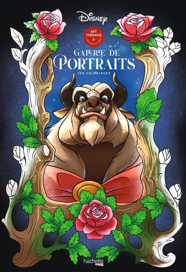Galerie de Portraits Disney : 100 coloriages : [Album à colorier]