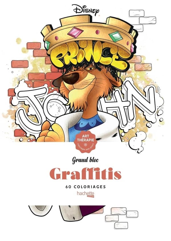 Graffitis : grands bloc Art Thérapie : [Album à colorier]