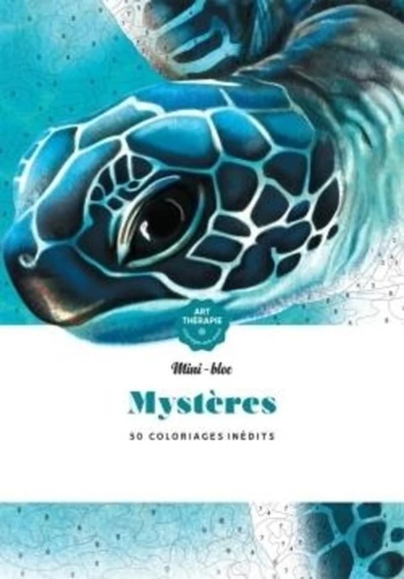 Mystères : mini-bloc Art-thérapie : [Album à colorier]