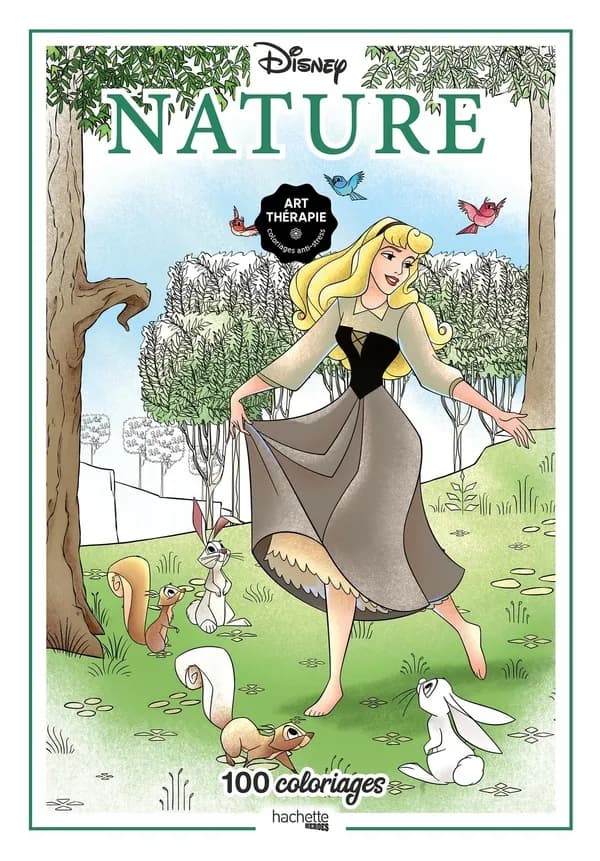 Nature : 100 coloriages : [Album à colorier]