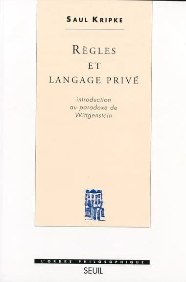 Règles et langage privé : introduction au paradoxe de Wittgenstein