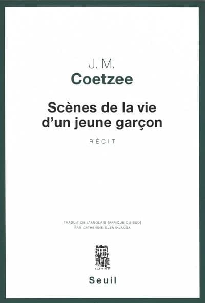 Scènes de la vie d'un jeune garçon : récit