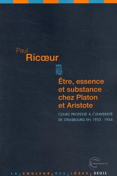 Être, essence et substance chez Platon et Aristote