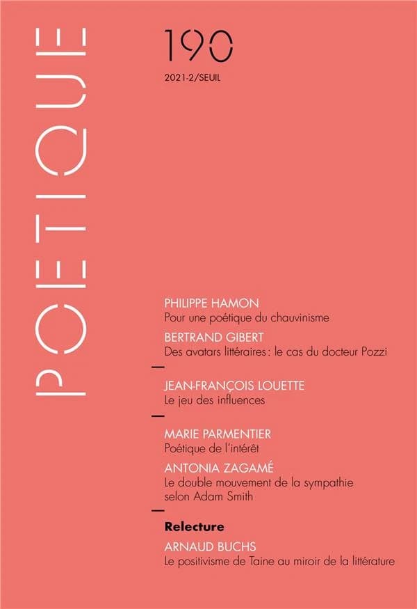 POETIQUE Tome 190