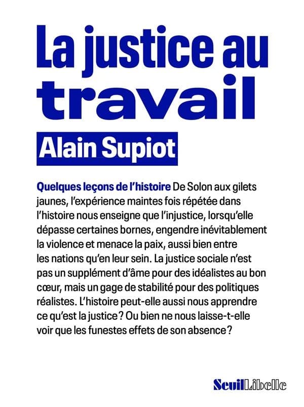 La justice au travail : quelques leçons d'histoire