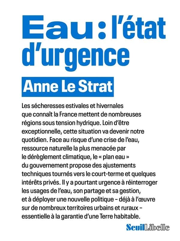 Eau, l'état d'urgence