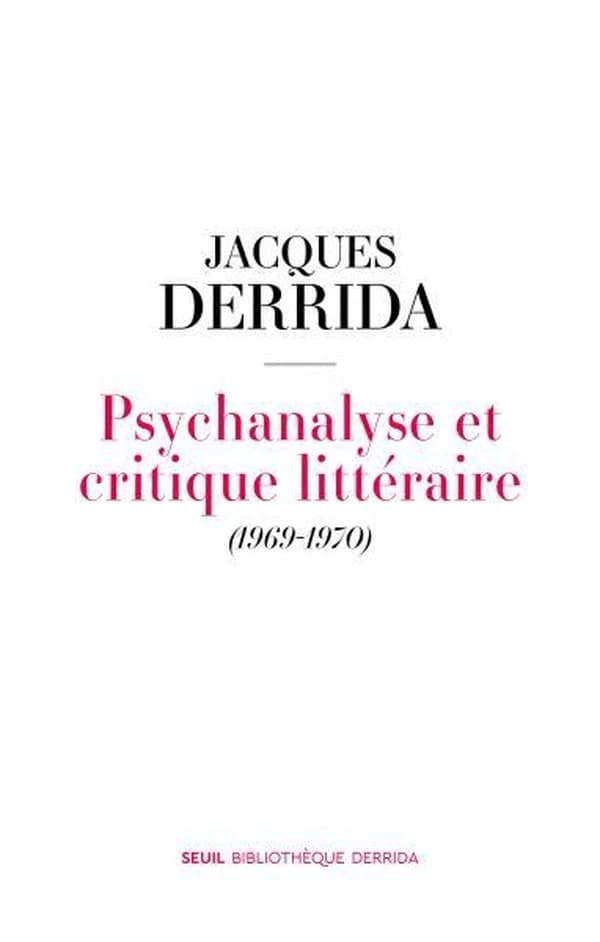 Psychanalyse et critique littéraire, 1969-1970