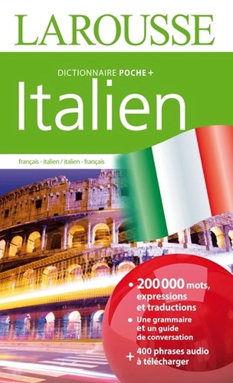 DICTIONNAIRE LAROUSSE POCHE PLUS FRANÇAIS - ITALIEN