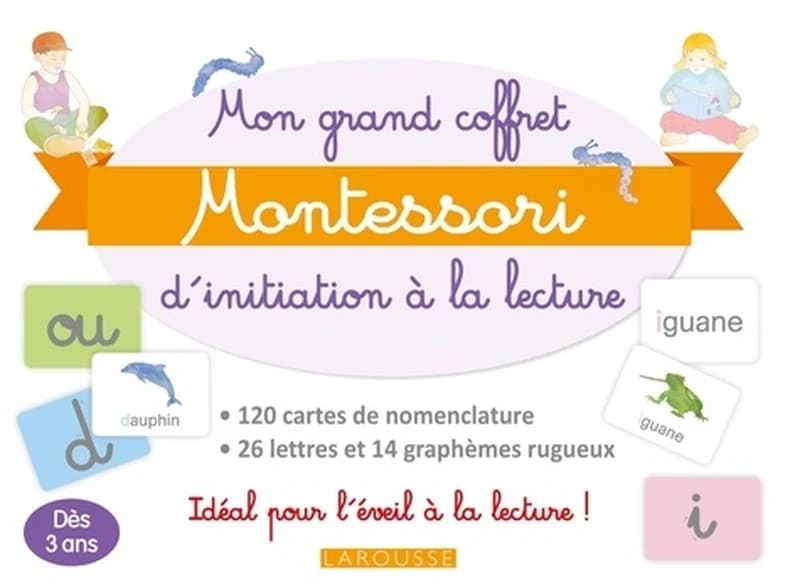 Mon coffret Montessori d'initiation à la lecture
