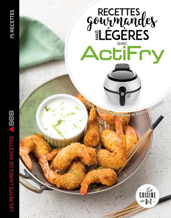 Recettes gourmandes mais légères avec Actifry : les petits livres de recettes "Seb"