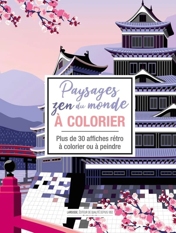 Paysages zen du monde à colorier : [Album à colorier]