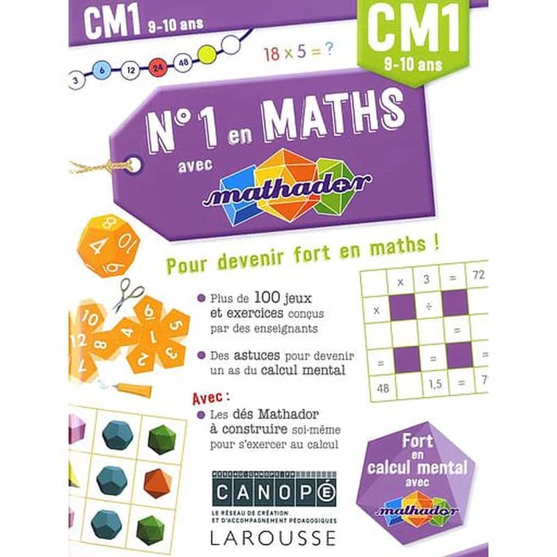 Numéro 1 en maths avec mathador CM1