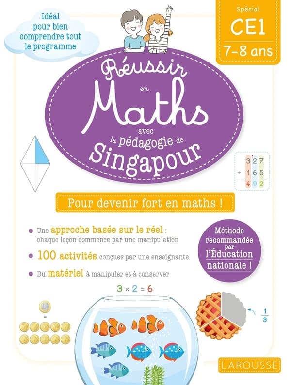 Réussir en maths avec Singapour ; CE1