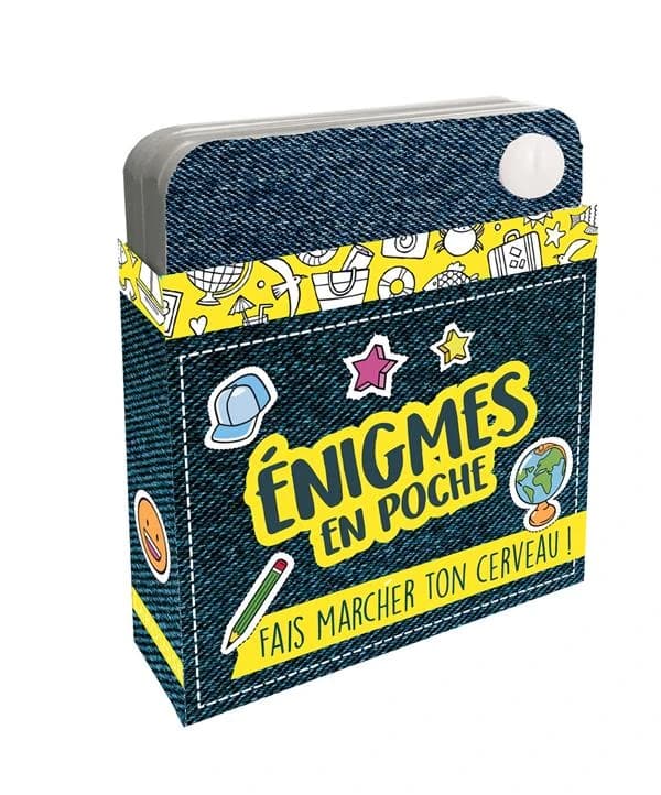 Énigmes en poche : fais marcher ton cerveau ! : dépasse tes limites et défie tes copains ! : plus de 100 mystères à élucider !