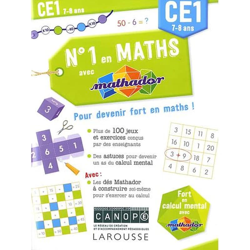 Numéro 1 en maths avec Mathador ; CE1