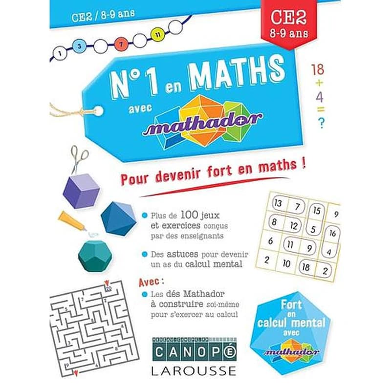 Numéro 1 en maths avec Mathador ; CE2
