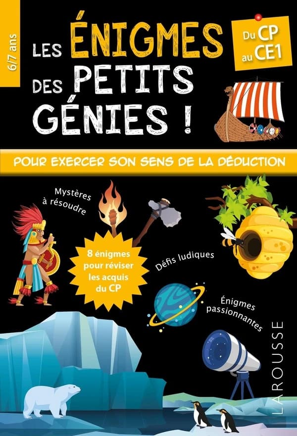 Les énigmes des petits génies ! : du CP au CE1