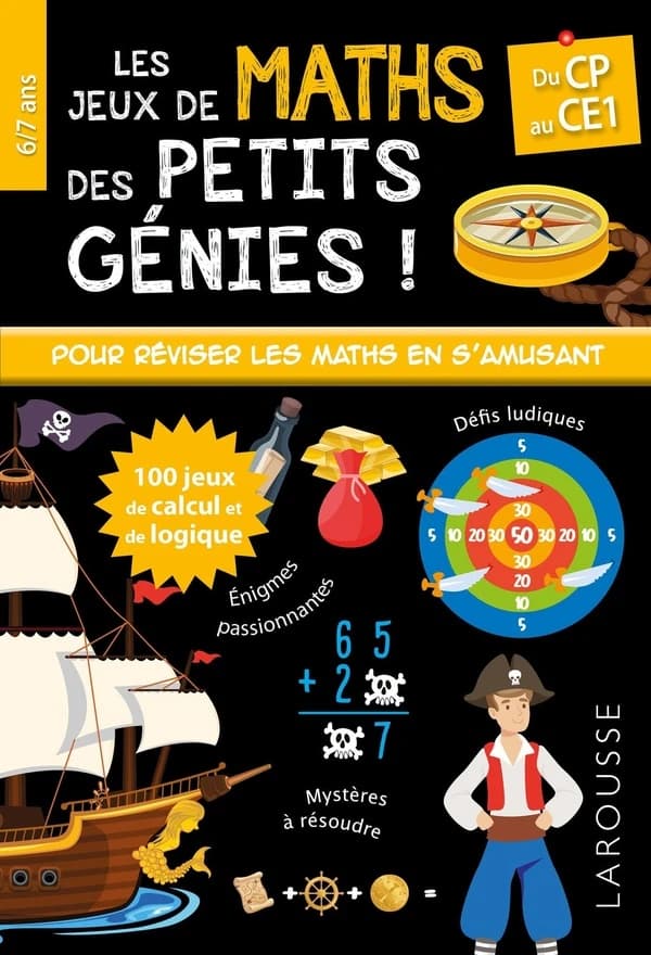 Les jeux de maths des petits génies ! : Du CP au CE1