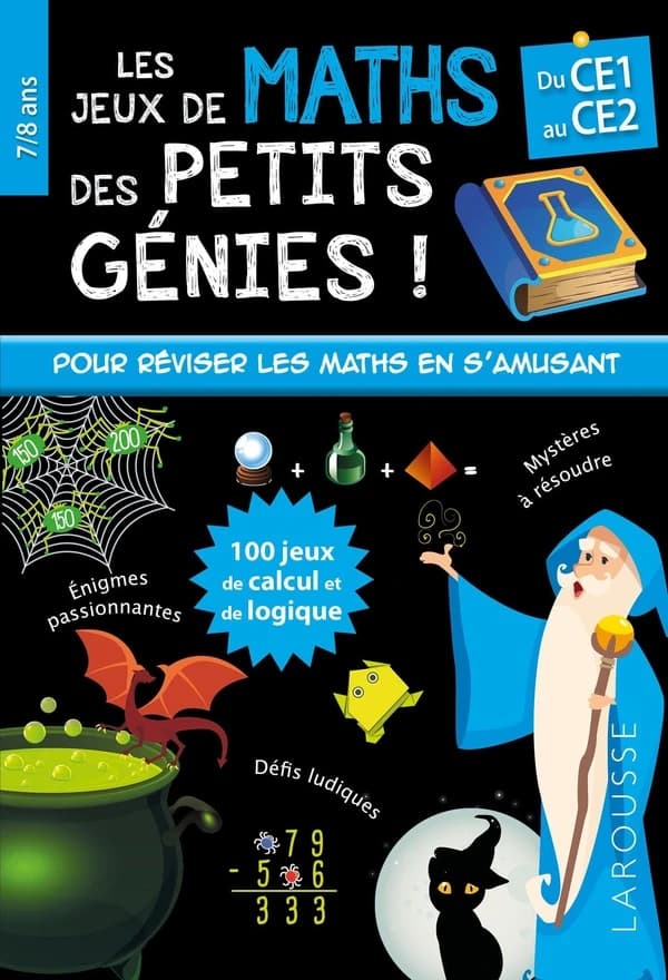 Les jeux de maths et logique des petits génies ! : du CE1 au CE2