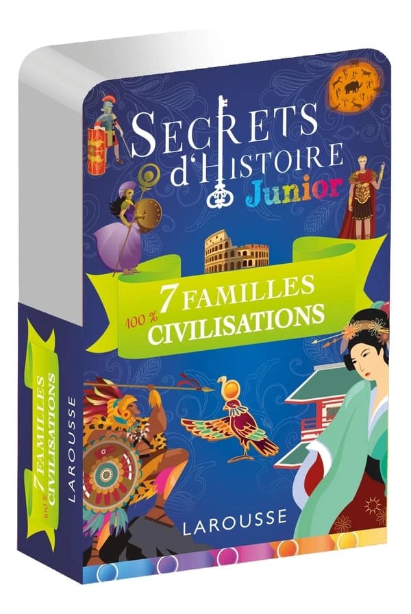 Secrets d'Histoire junior ; jeu de 7 familles civilisations