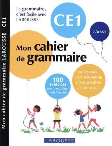Mon cahier de grammaire ; CE1