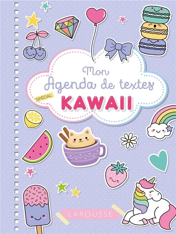 Mon agenda de textes spécial kawaii