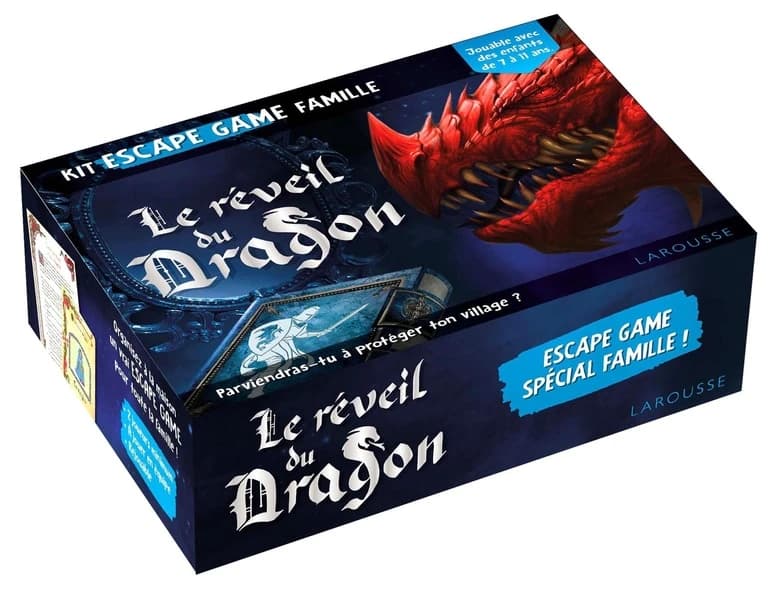 Kit escape game famille : le réveil du dragon